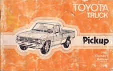 1981 Toyota Pickup Diesel Owners Manual Original Oem Truck User Guide Book