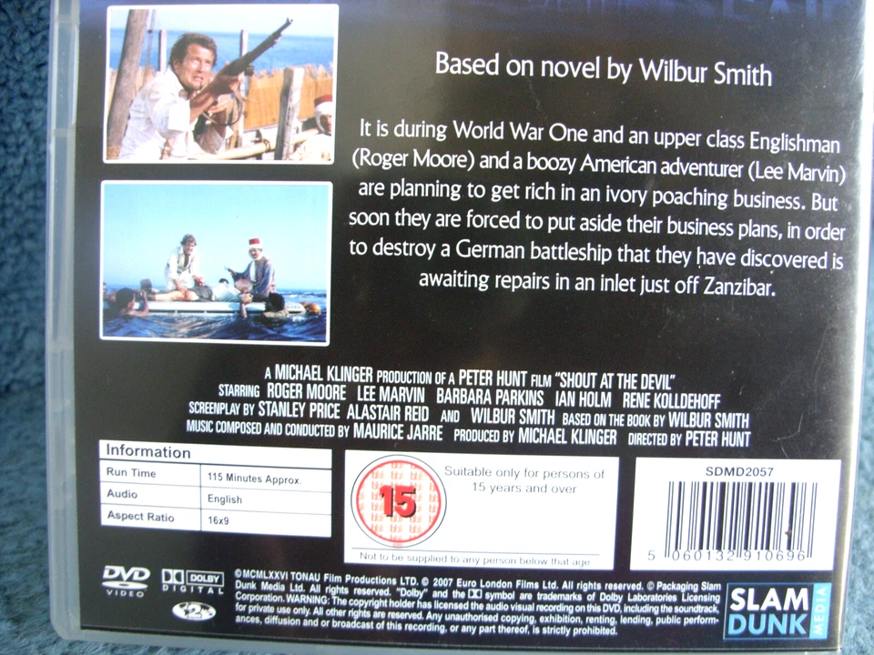 Shout at The Devil (DVDR2) 1976 Roger Moore 115mins (BARGAIN) - Image 3 of 4