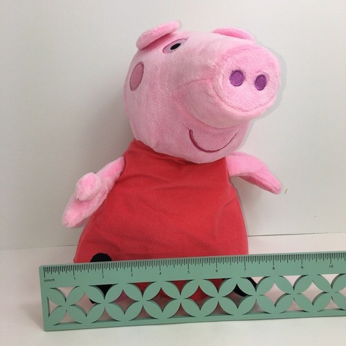 Peppa Pig Peluche Amoroso Animal de Peluche 14" Fiesta Rosa Lechón Rojo Vestido Oink Granja - Imagen 11 de 12