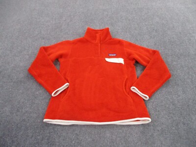 Patagonia Jacket Adult S Red Snap T Fleece Fuzzy Sweater Outdoor