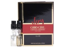 CAROLINA HERRERA VERY GOOD GIRL GLAM 1.5ml .05fl oz x 2 PERFUME SPRAY SAMPLES