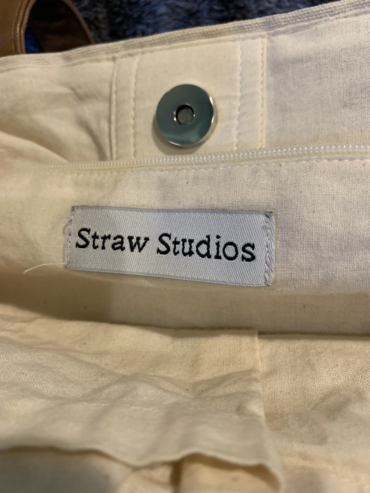 Straw Studios Macrame Bag, Large, Off White - image 4