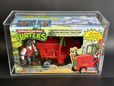 Tmnt Afa 75+ Turtles Farmer Don Donatello W/ Tractor 1993 Playmates New Sealed