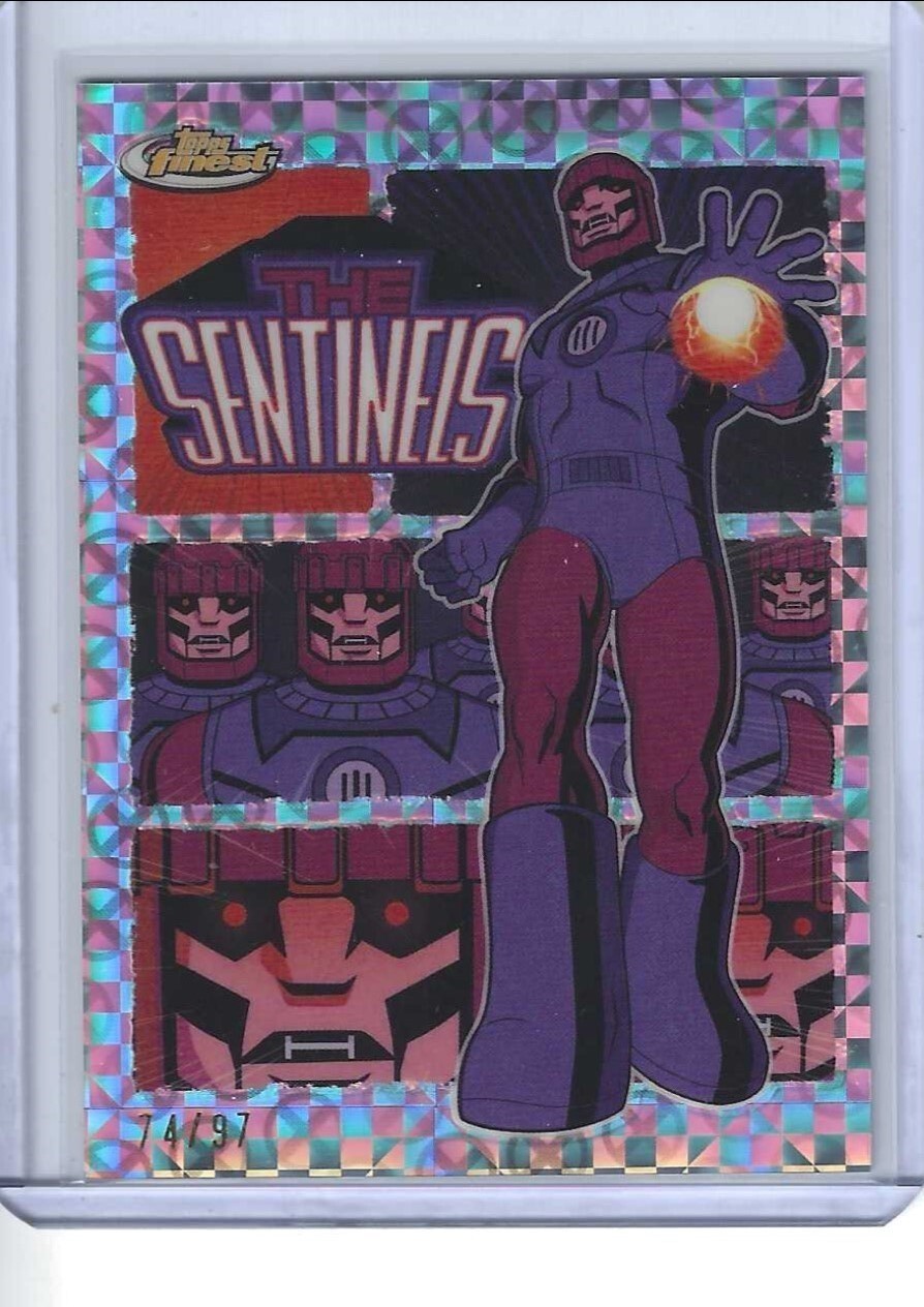 TOPPS FINEST X-MEN '97 RI-10 THE SENTINELS X-FRACTOR SP /97 REMEMBER IT SWEET