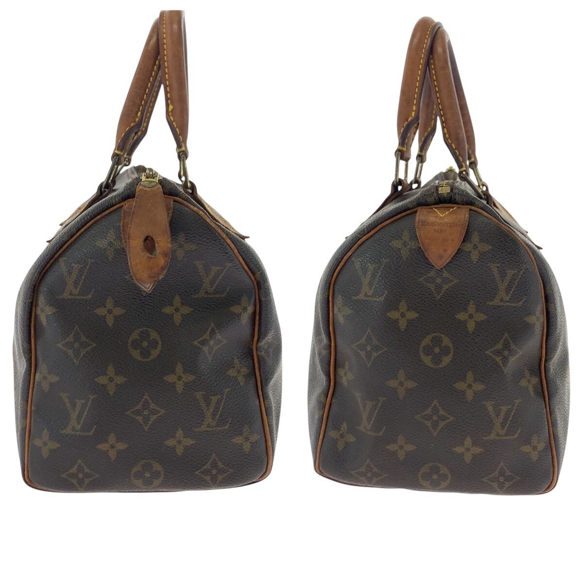 Authentic Louis Vuitton Monogram Speedy 25 M41528 Handbag From