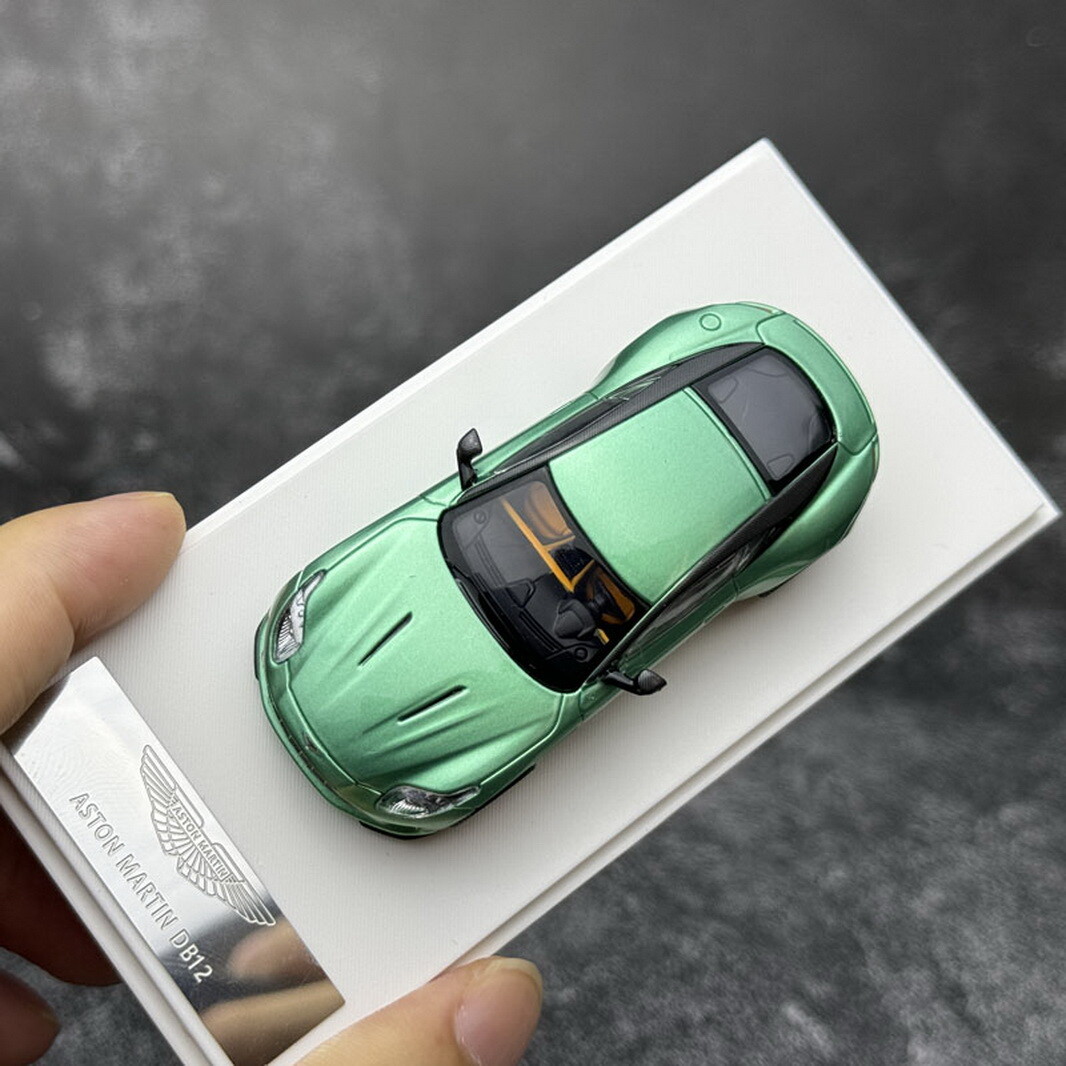 XiaoGuang Model 1/64 Scale Aston Martin DB12 Coupe Green2 Diecast