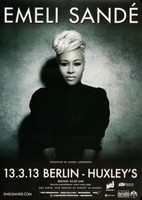 Emeli Sande - Versions Of , Berlin 2013 | Konzertplakat | Poster