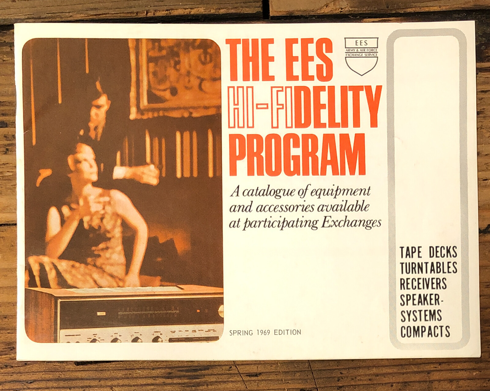 EES Army & Air Force Exchange Kenwood AR Leak Pioneer  1969 13pg Catalog *Orig*