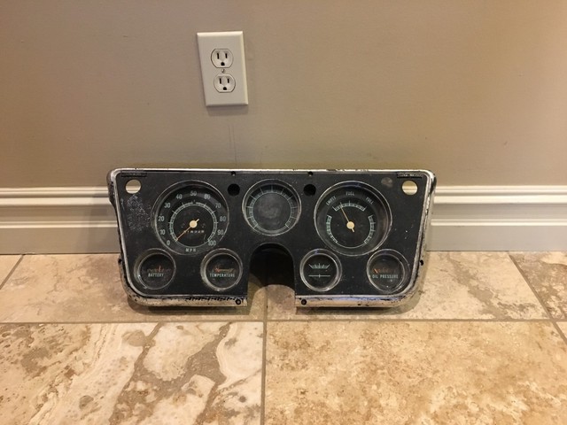 1967-1972 Chevy Pickup Truck C10 K10 Instrument Cluster Gauges Pick Up