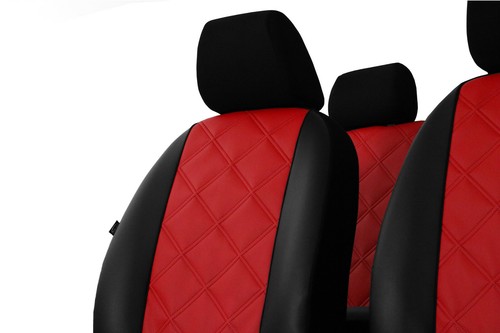 TAILORED SEAT COVERS For MERCEDES VITO 447 8 SEATS 2014 - 2025 ART. LEATHER - Picture 11 of 13