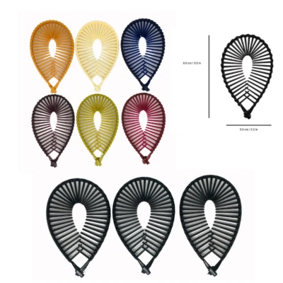 3 * Hair Claw Ponytail Fish Banana Clip Comb Clamp Grip Girls Kids Accessories