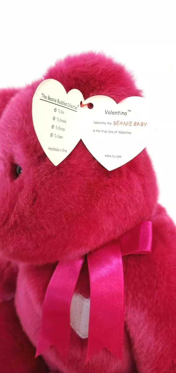 Pink valentina beanie baby sale