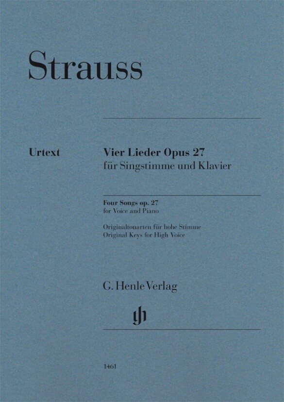 Thumbnail - Richard Strauss - Vier Lieder Op. 27 | 2021 | Deutsch