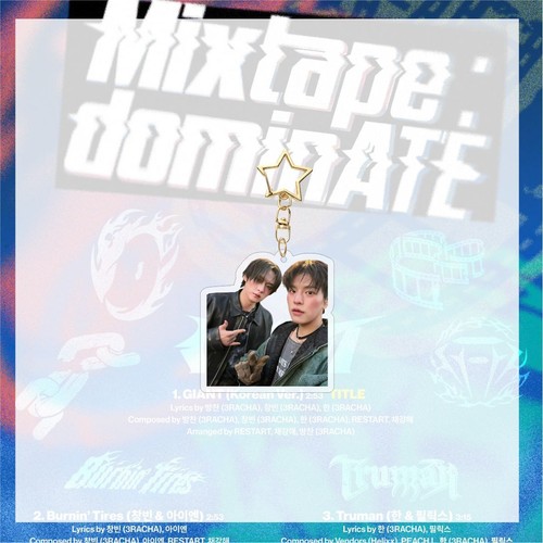 Kpop Stray Kids Mixtape : dominATE Acrylic Keychain Bag Charm Accessory - Picture 4 of 7