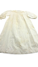 Darling Vintage 1944 Handmade Lace Trimmed Baby Gown 3-6 mo.