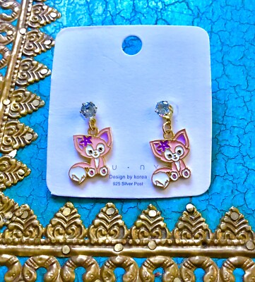 Dangle Earrings Fox And Belle Earrings NEW DISNEY LINA BELL FOX