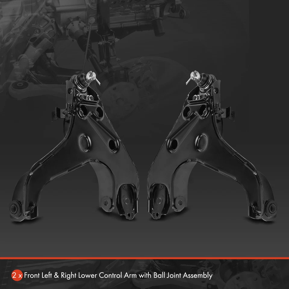 Brazo de control inferior delantero izquierdo y derecho con rótula para Mitsubishi Montero Sport Foto 3 de 4