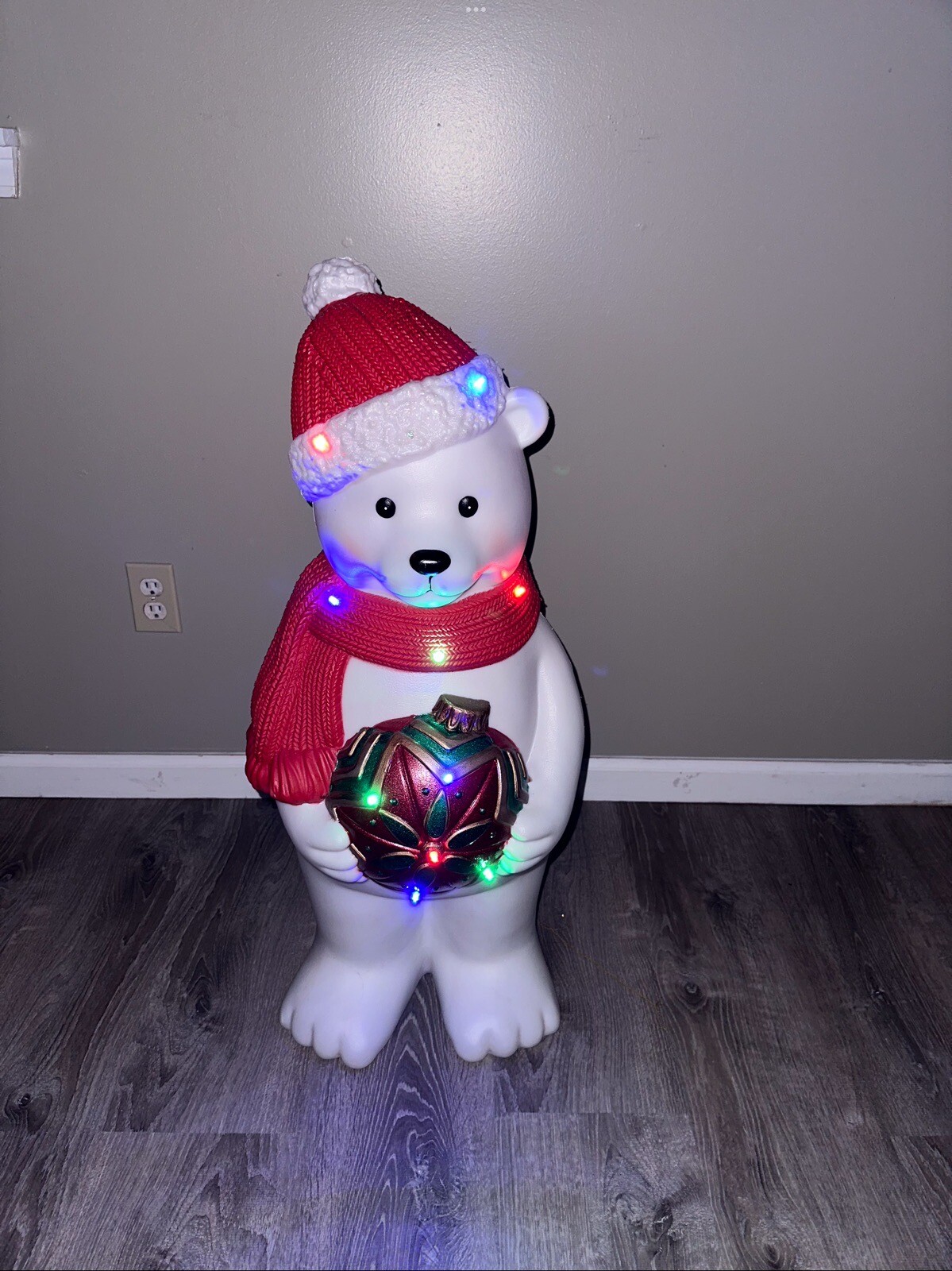 Home Accents Holiday LED Polar Bear Blow Mold eBay