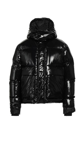 AMIRI MEN's BLACK HOODED DOWNPUFFER JACKET, SIZE M UK - Picture 13 of 19