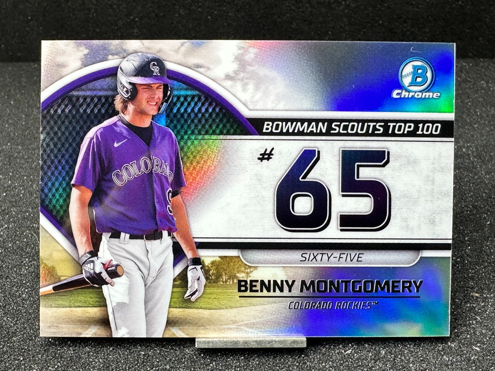 2023 Bowman Chrome  BENNY MONTGOMERY  Top 100  #BTP-65  FREE SHIPPING