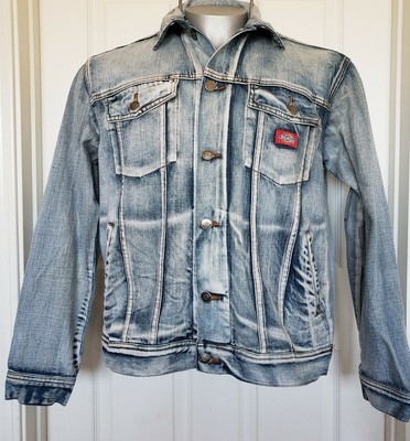 dickies white denim jacket
