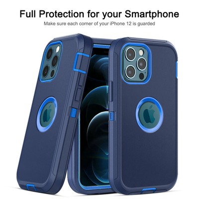 For iPhone 16 15 14 13 12 Pro Max 11 SE2 3 XR Hybrid Shockproof Case Phone Cover