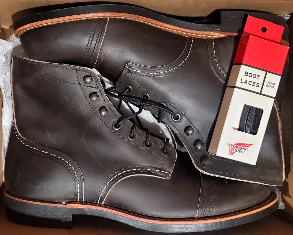 Red Wing Heritage 8086 Charcoal Iron Ranger Size 9.5D