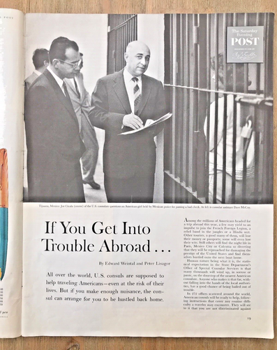 U.S. Magazin Saturday Evening Post May 9 1959 Distaff Doctors Panama Baseball - Bild 7 von 13
