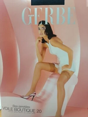 GERBER GERBE Strumpfe Bas 20 DEN Flandres Taille 4, 5 Nicht wolford g3