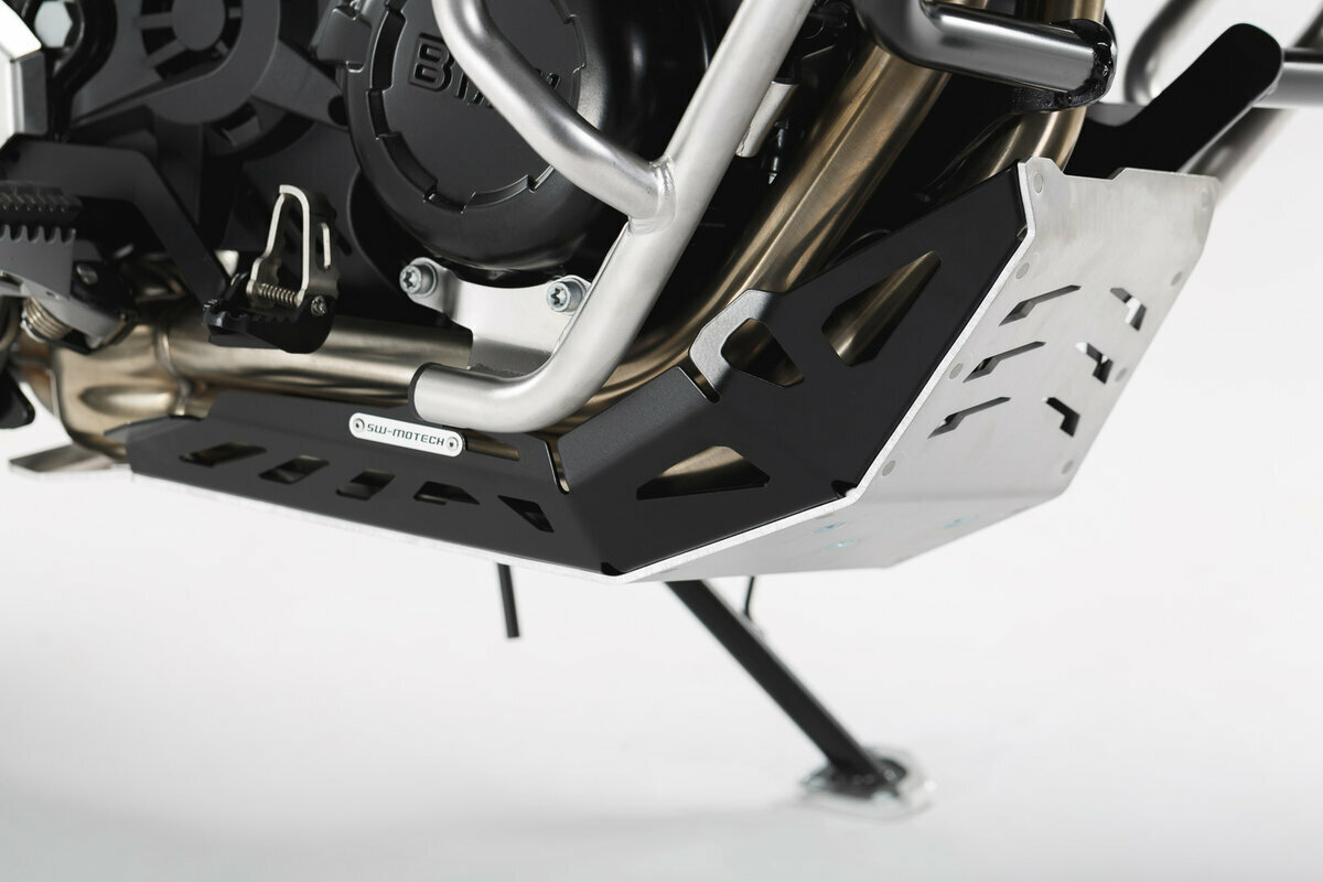 Sabot moteur SW-Motech pour s'aventurer en tout-terrain avec la BMW F700GS ou F800GS