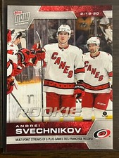 2019-20 Topps Now NHL Sticker #179 Andrei Svechnikov Carolina Hurricanes RC