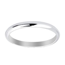 Sterling Silver 2mm Band Ring