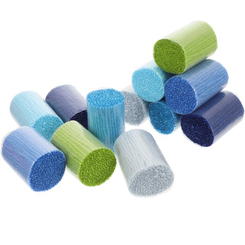 12 Pcs Carpet Embroidered Wool Latch Hook Canvas Yarn Pre-cut Hooks Mesh - 第 1/12 張圖片