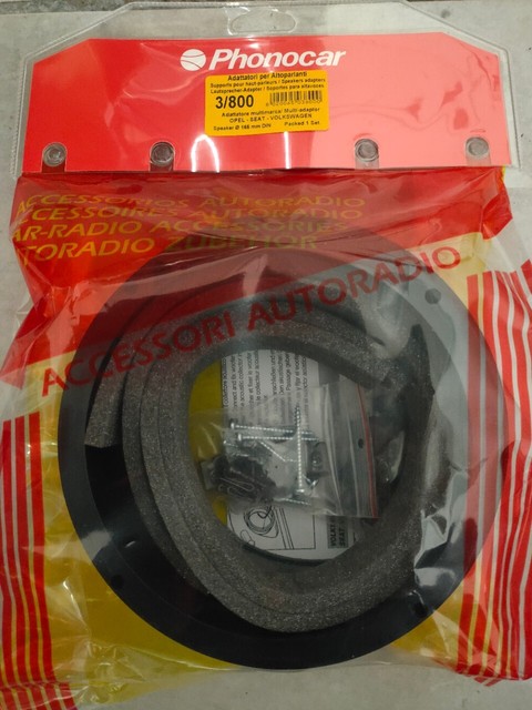 PHONOCAR 3/800 2 Adattatori altoparlanti multimarca 165mm conf. completa nuovi PHONOCAR 3/800 2 Adattatori altoparlanti multimarca 165mm conf. completa nuovi