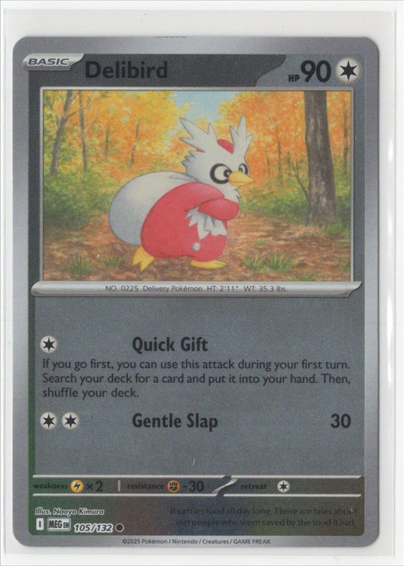 Pokemon Mega Evolution - 105/132 Delibird Reverse Holo