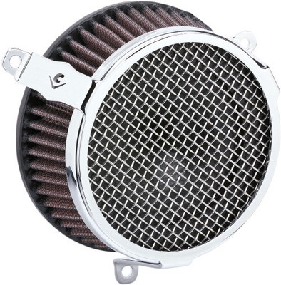 COBRA 606-0104-03-SB Air Cleaner Kit - Chrome Stainless Steel Plain 1010-3054