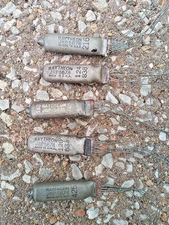 5 NOS JAN Raytheon JRP5678 Subminiature Power Tubes 5678