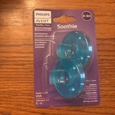 4 Packs Philips Avent Soothie Paclfler Green Newborn 0-3m pacifier