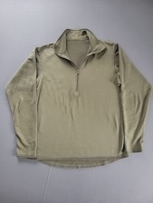 USGI ECWCS Gen III Level 2 Mid-Weight Waffle Knit Top Grid Fleece - Medium Tan