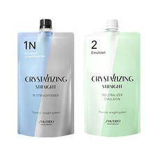 Shiseido Crystallizing Straight Straightener Perm N1  Neutralizing Cream Set