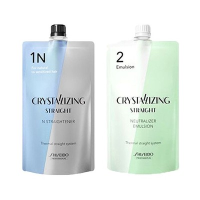 Shiseido Crystallizing Straight Straightener Perm N1 + Neutralizing Cream Set