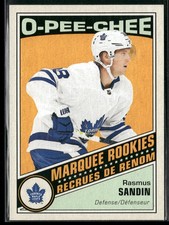 19 20 O PEE CHEE RETRO MARQUEE ROOKIES RASMUS SANDIN #643