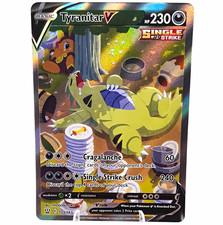 The Pokémon Company Tyranitar V Full Art Holo 155/163 Battle Styles Eng 230 on eBay
