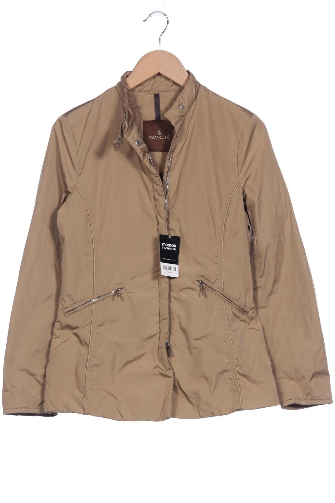 Moncler giacca donna giacca anorak jacket cappotto corto taglia M piumino beige #oetuy4r