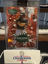 2024 Wild Card Splat Baseball #’d 5/5 Reggie Jackson Oakland A’s
