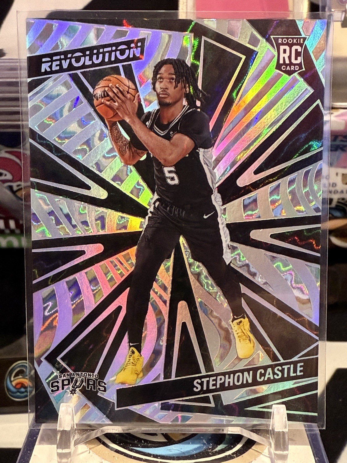 Stephon Castle 2024-25 Panini Revolution - Rookies #116 Lightning /175 (RC) TZ