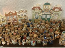 HUGE Lot of 85+ Homco Ceramic Bears &  Cherished Teddies Enesco Figurines-AS IS