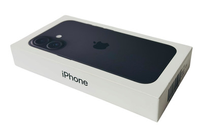Original OEM Box Only for Apple iPhone 16 Black 128GB White Retail Box