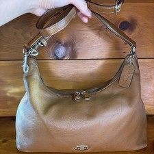 2015 Coach Celeste East/West Leather Hobo Bag