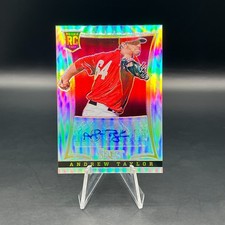 2013 Panini Select - Andrew Taylor #185 Silver Prizm /99 Rookie Auto RC Angels